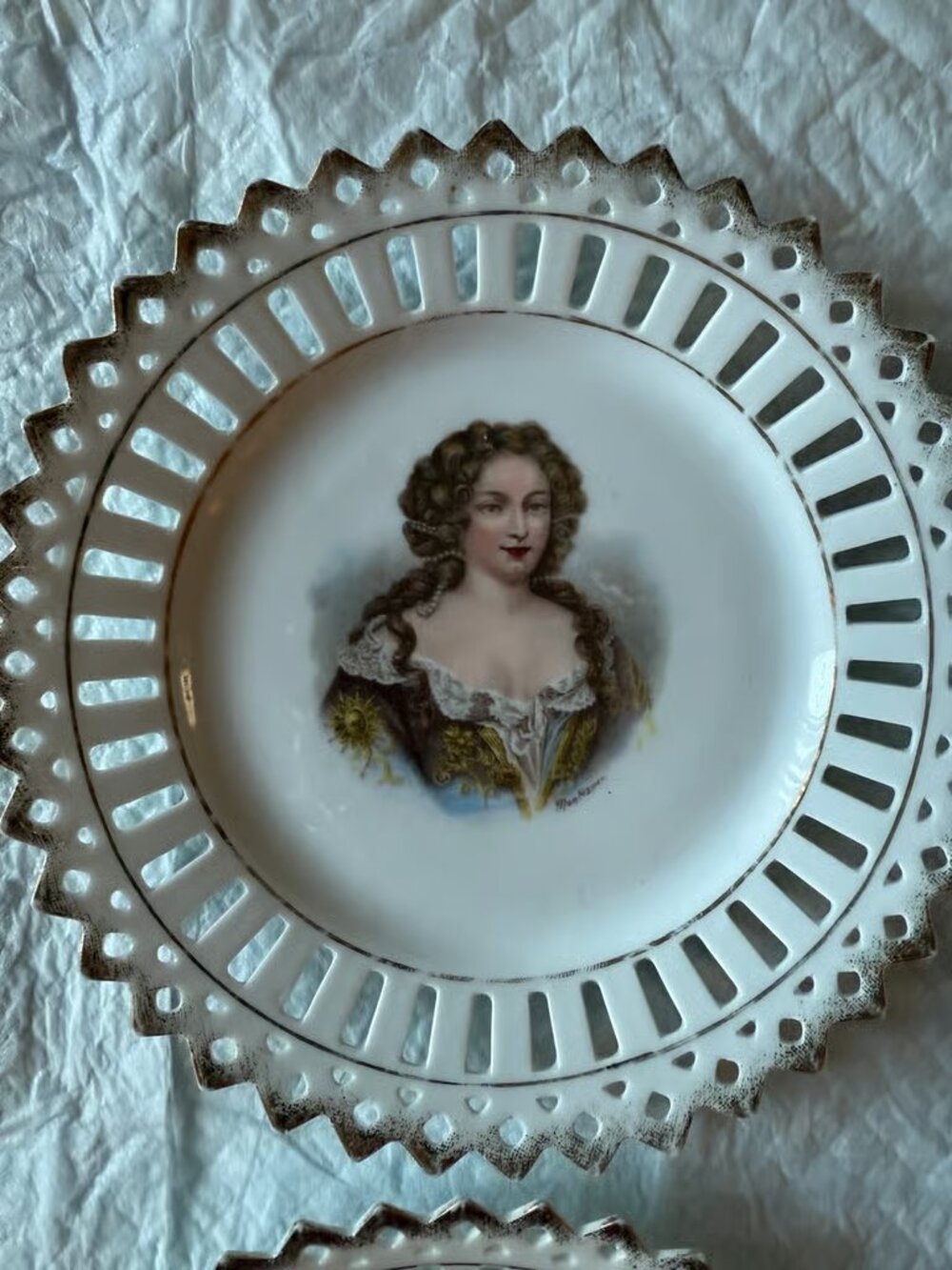 Vintage plate from the Medici family